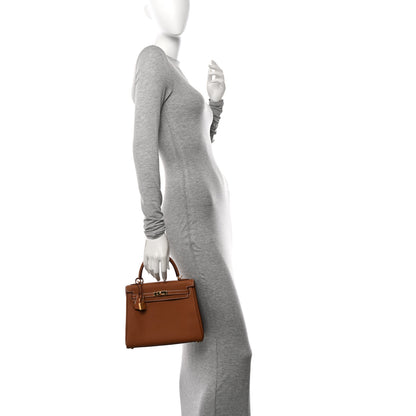 Hermes Togo Kelly Retourne 25 Gold 2 of 12