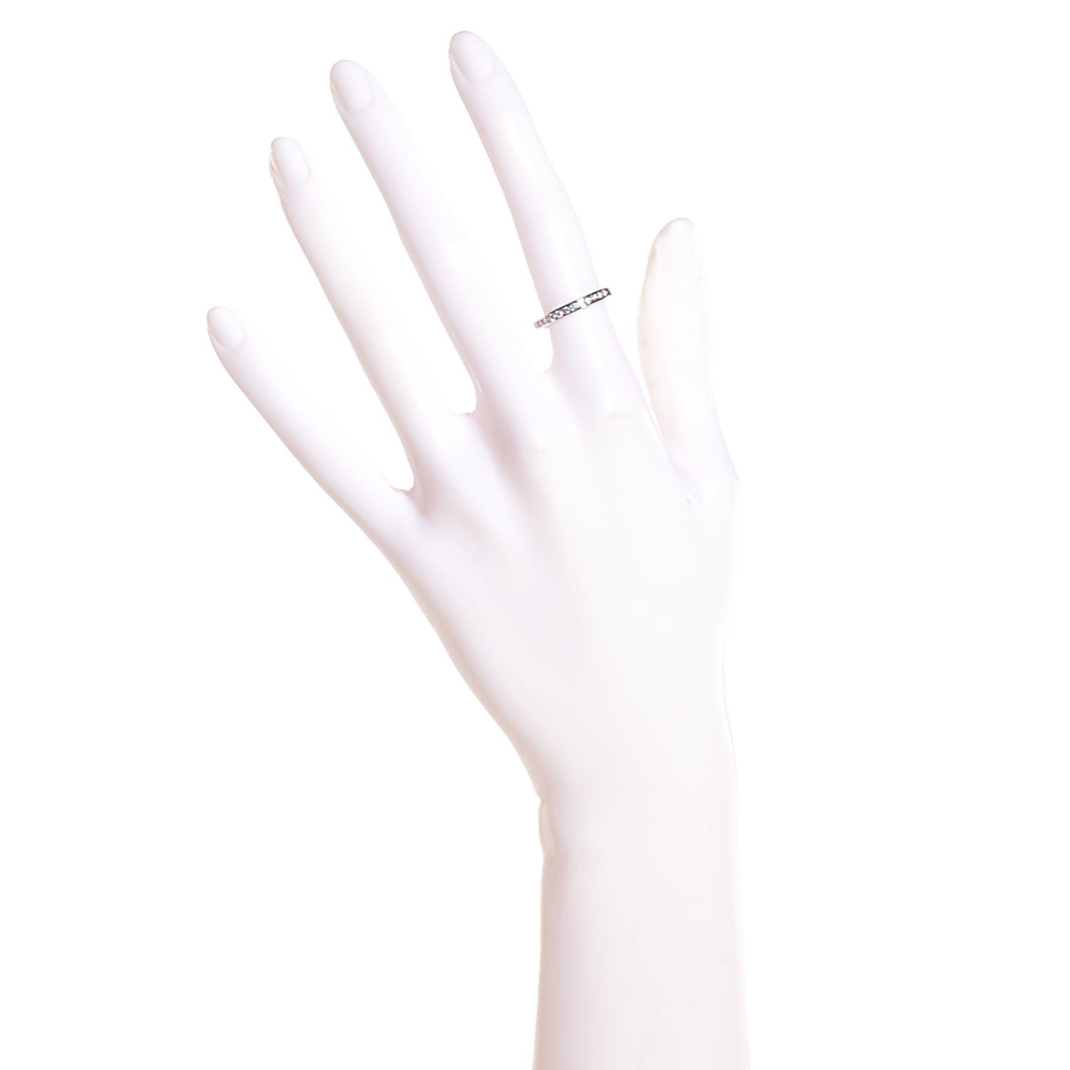 Tiffany Platinum Diamond 2mm Wedding Band 5 2 of 5