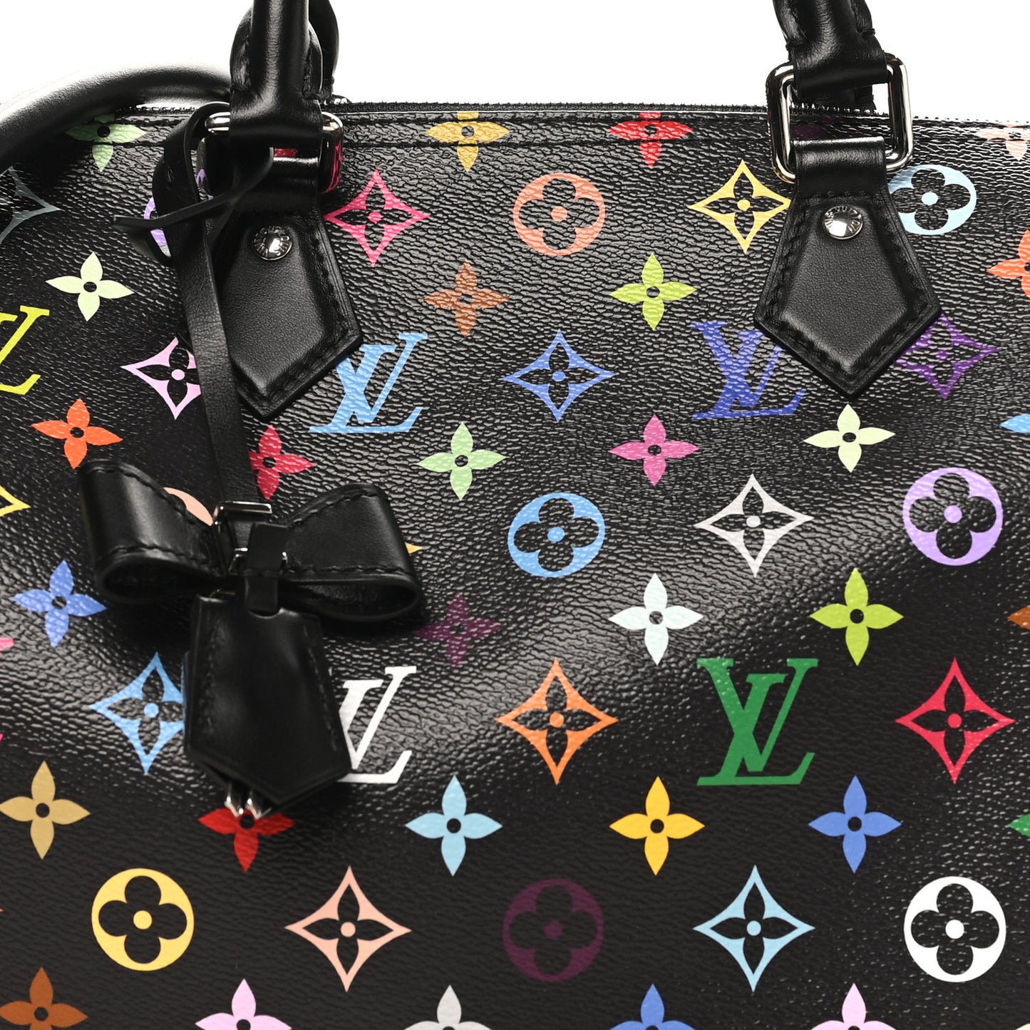 LV X TM Monogram Multicolor Speedy Soft 30 Black