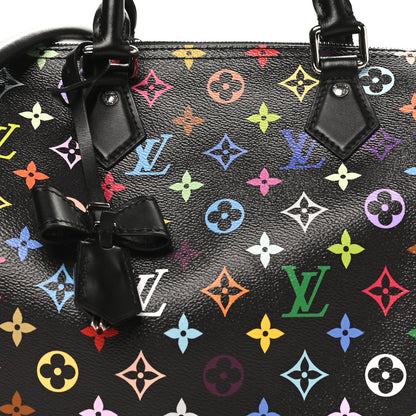 Louis Vuitton LV X TM Monogram Multicolor Speedy Soft 30 Black 7 of 9