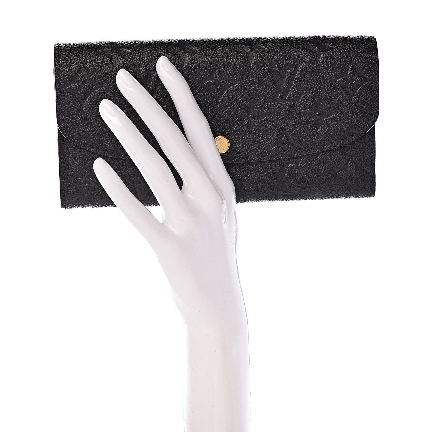 Louis Vuitton Empreinte Emilie Wallet Black Dune 2 of 8