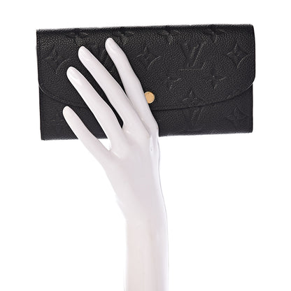 Louis Vuitton Empreinte Emilie Wallet Black Dune 2 of 8