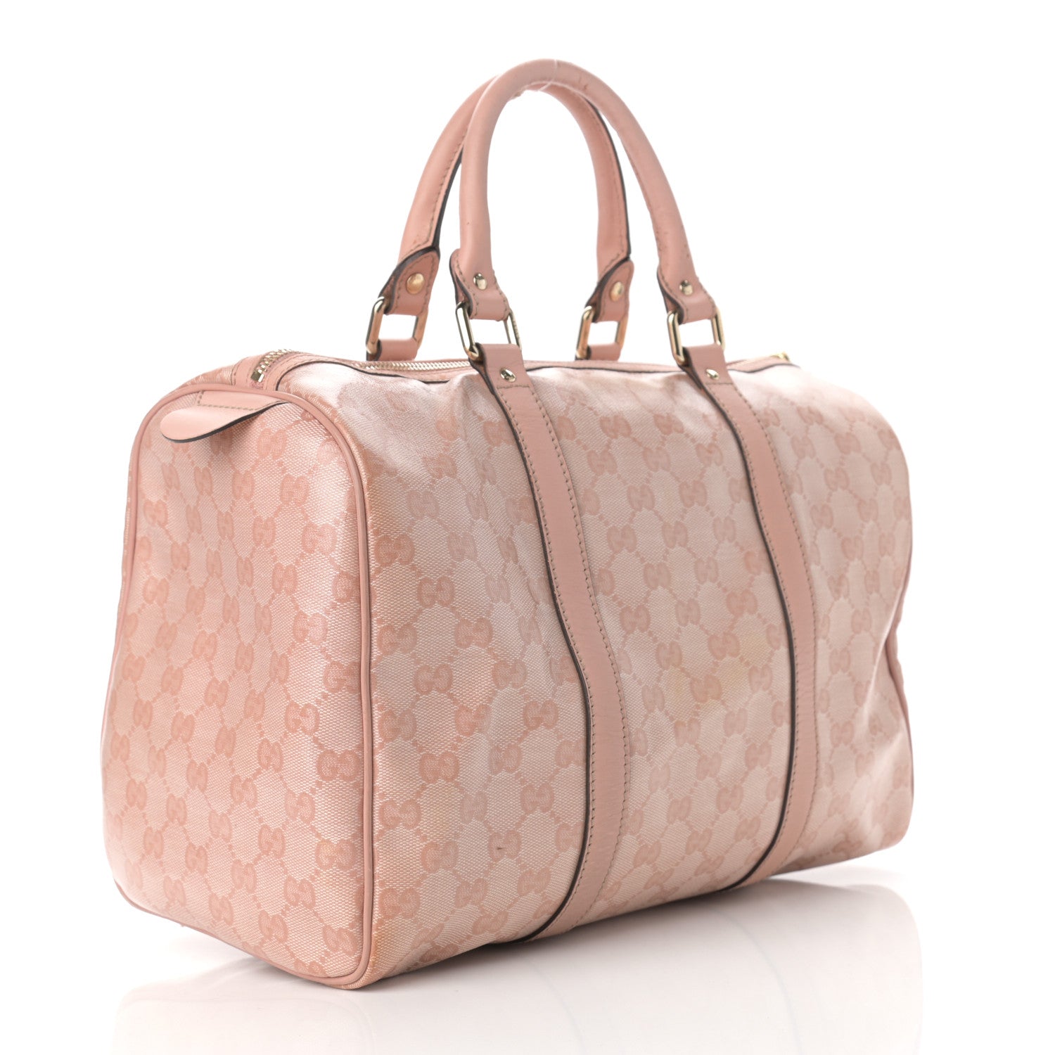 Gucci Crystal Monogram Joy Medium Boston Pink 3 of 14