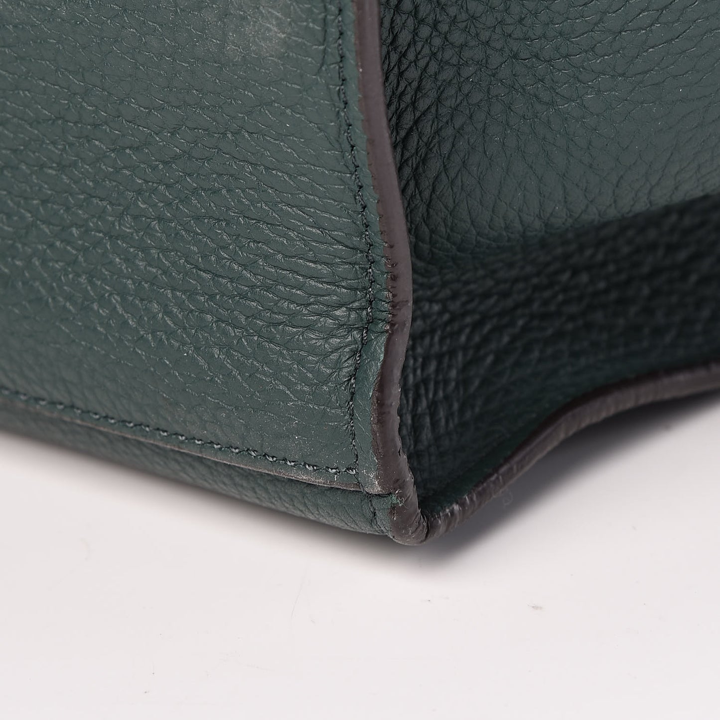 Supple Calfskin Medium Big Bag Dark Green