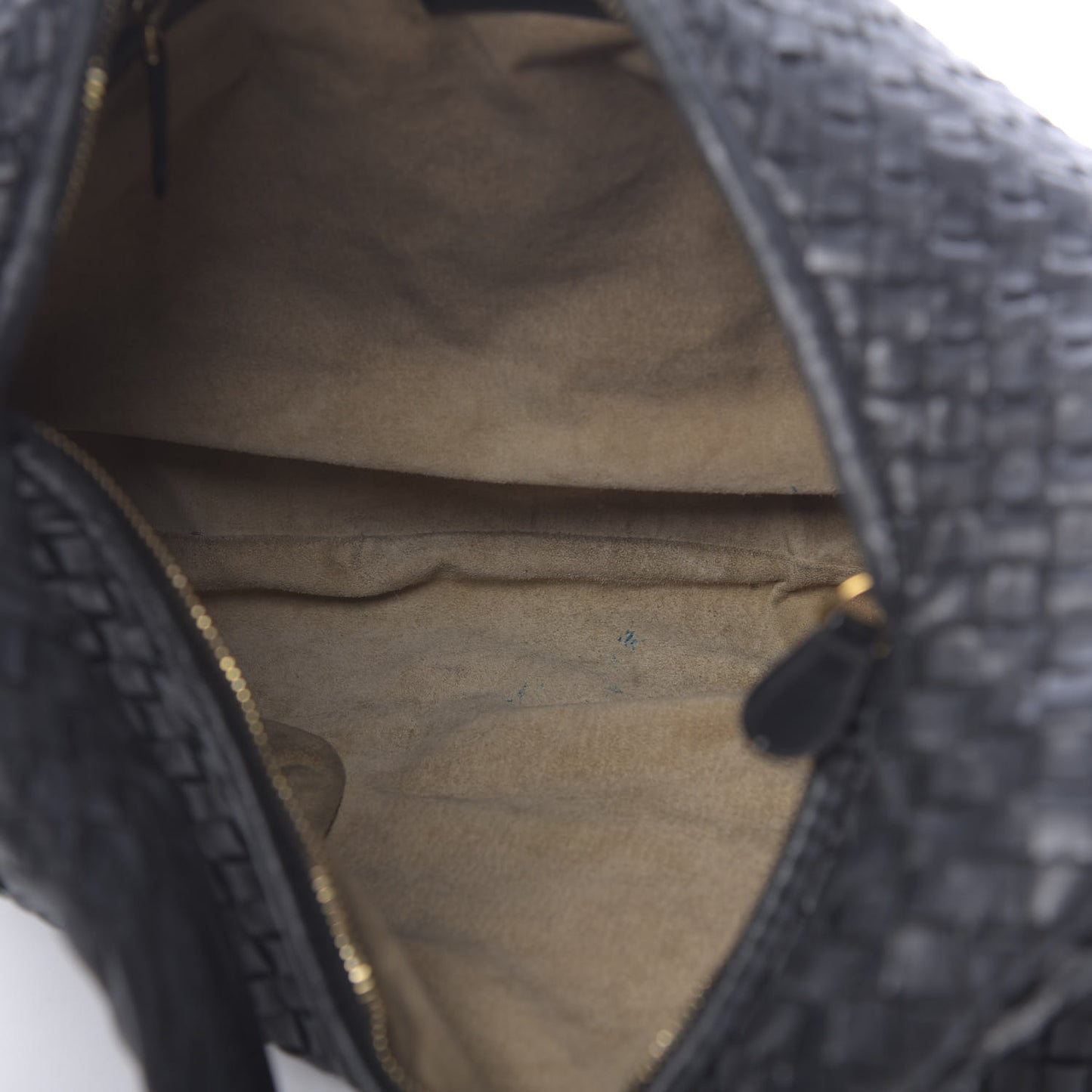 Nappa Intrecciato Large Veneta Hobo Black