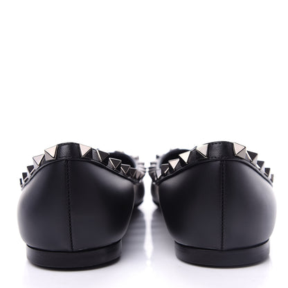 Valentino Garavani Nappa Rockstud Ballerina Flats 36.5 Black 7 of 11