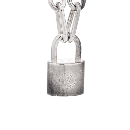 Louis Vuitton X Virgil Abloh Sterling Silver Lockit Bracelet Orange 3 of 5