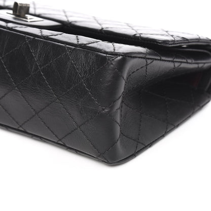 Chanel Aged Calfskin Quilted 2.55 Reissue 225 Flap Black 8 of 9