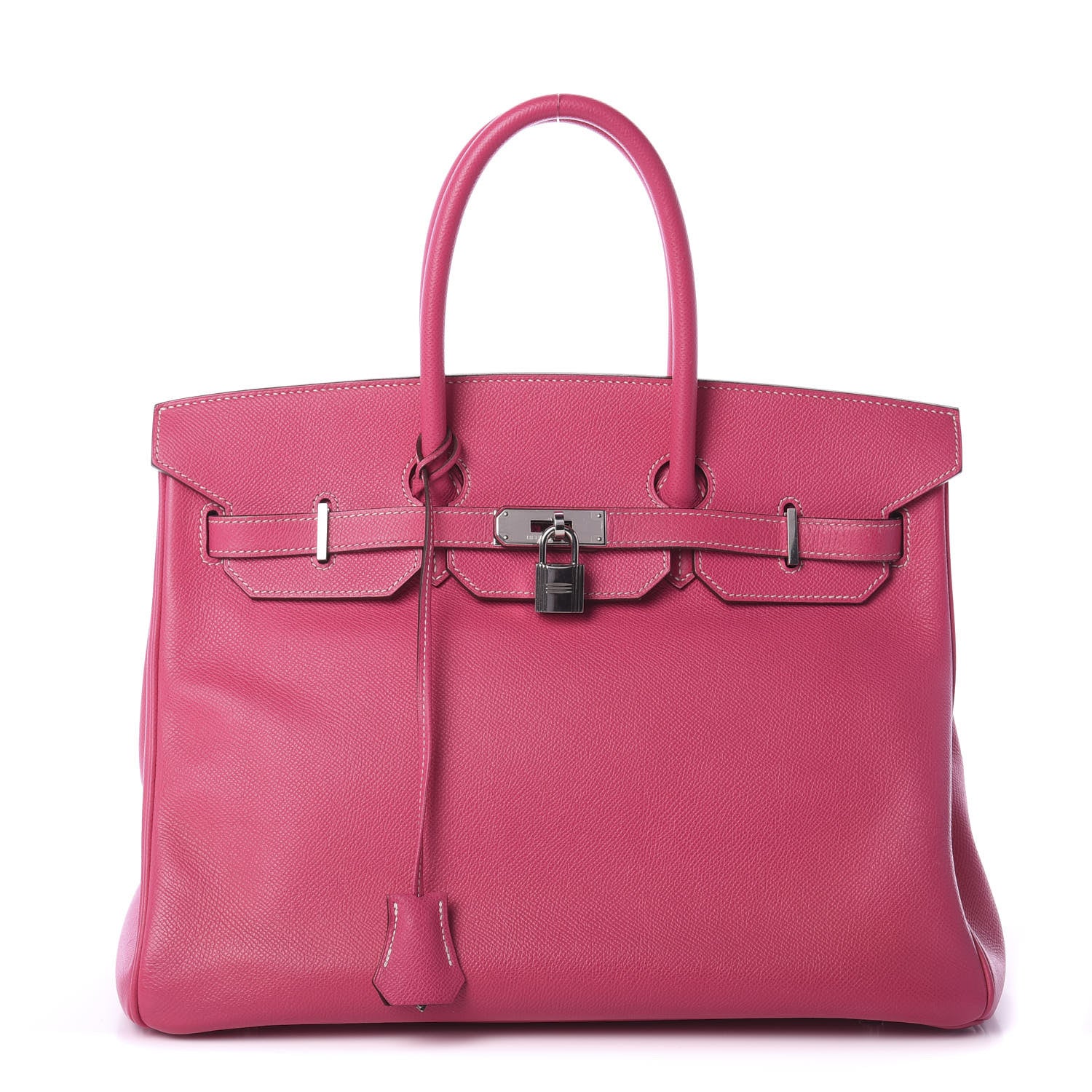 Hermes Epsom Candy Birkin 35 Rose Tyrien Rubis 1 of 33