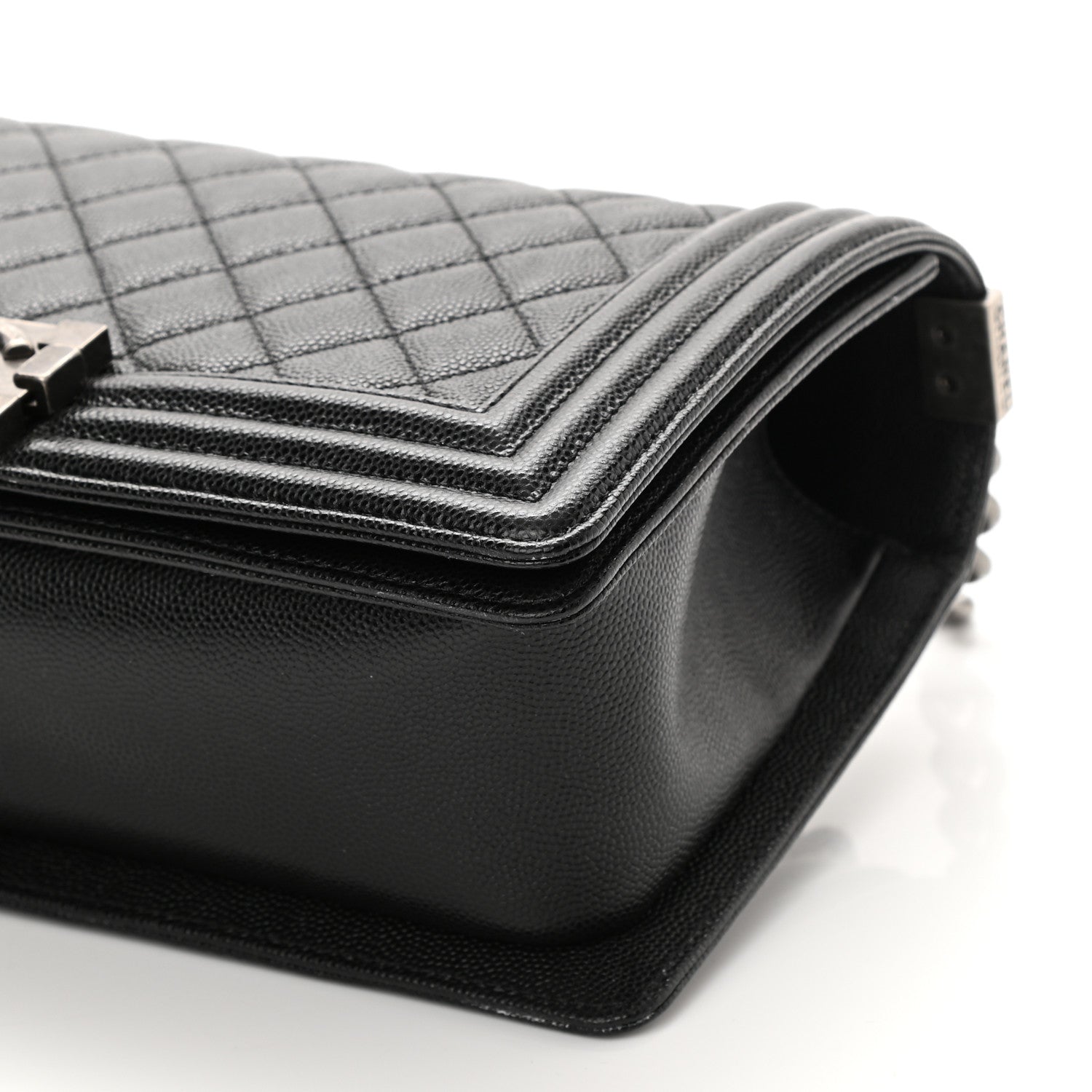 Chanel Caviar Quilted Medium Boy Flap Black 10 of 10