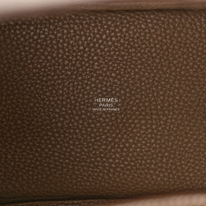 Hermes Taurillon Clemence Picotin Lock 18 PM Etoupe 6 of 10