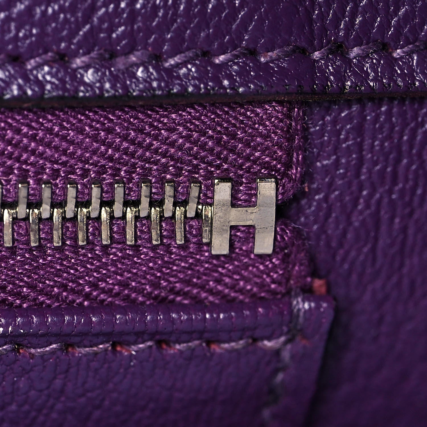 Hermes Ostrich Birkin 30 Violine 18 of 31