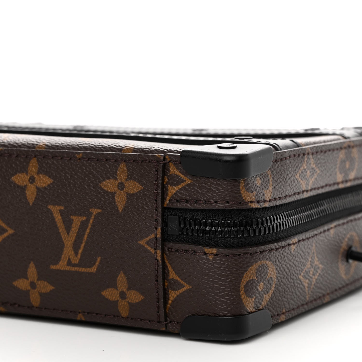 Louis Vuitton Monogram Macassar Handle Soft Trunk Black 9 of 9