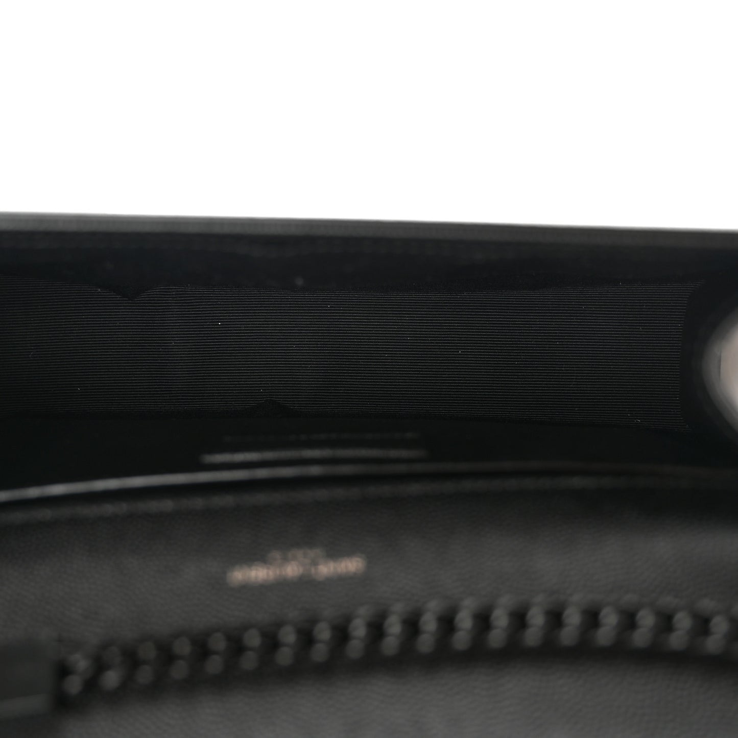 Grain De Poudre Medium Classic Monogram Monochrome Kate Satchel Black