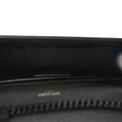 Saint Laurent Grain De Poudre Medium Classic Monogram Monochrome Kate Satchel Black 5 of 9