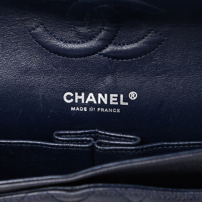 Chanel Lambskin Quilted Medium Double Flap Navy 6 of 17