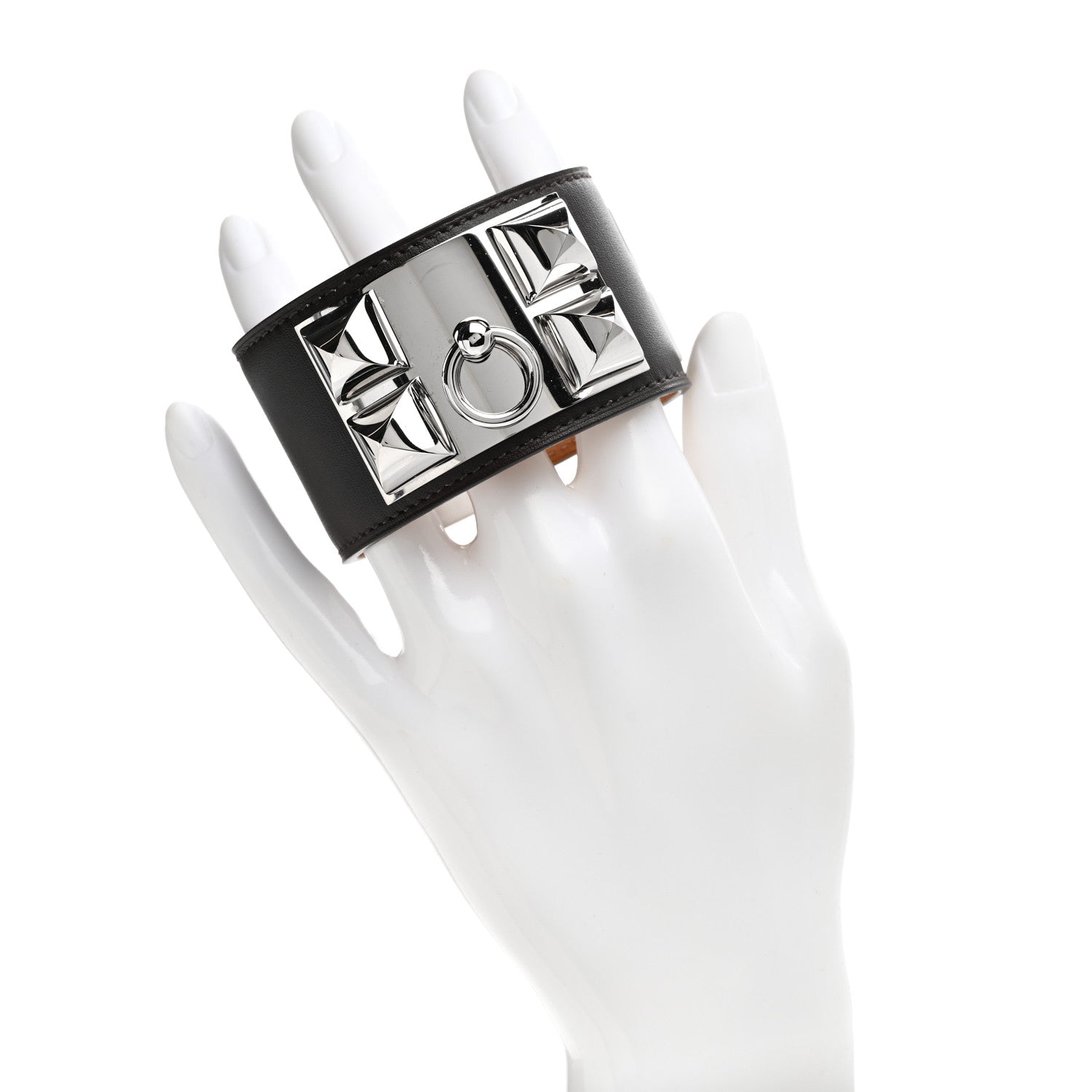 Hermes Box Collier De Chien CDC Bracelet S Chocolate 2 of 6