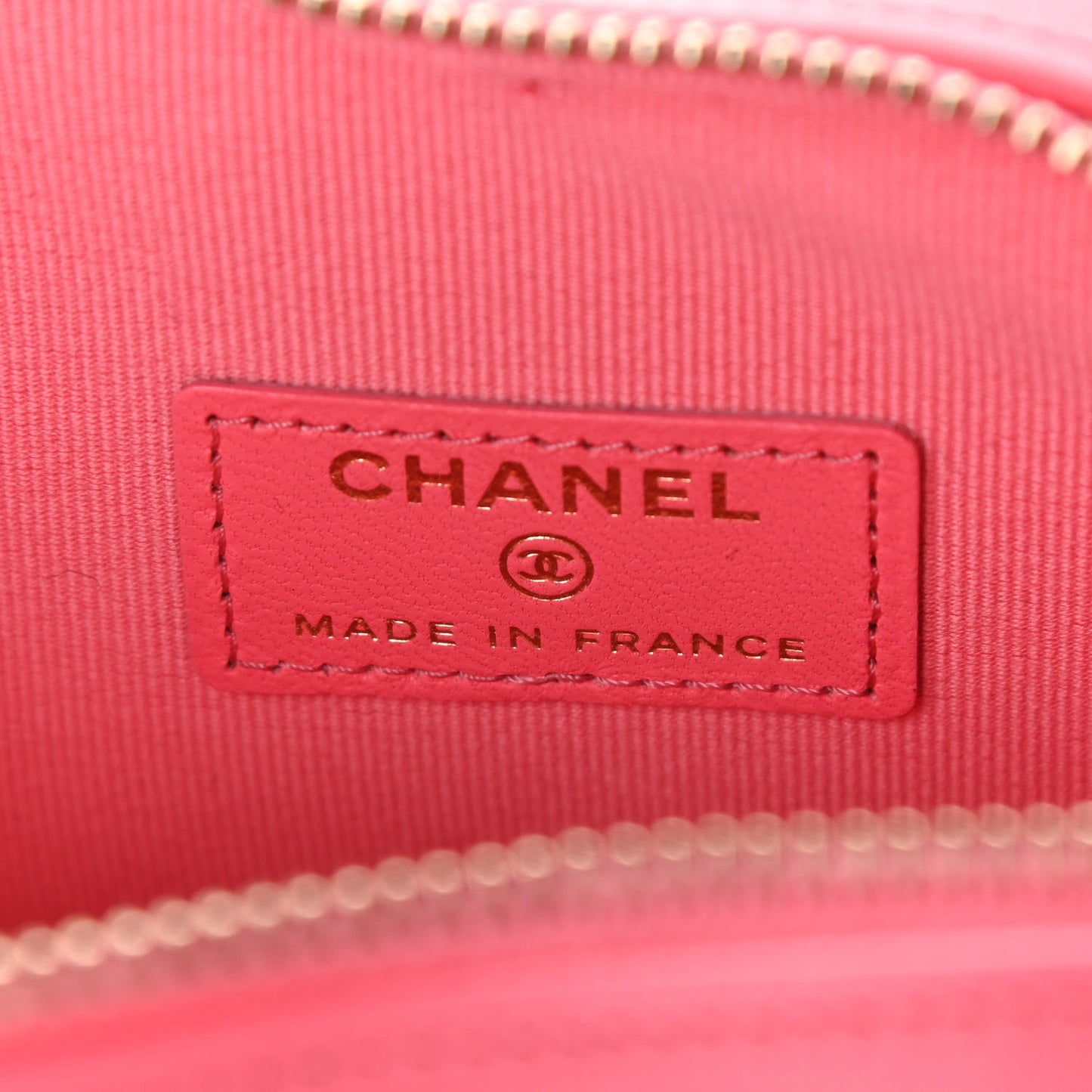 Lambskin Quilted CC In Love Heart Clutch With Chain Pink