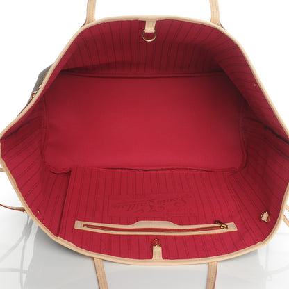 Louis Vuitton Monogram Knokke Neverfull GM Fuchsia 5 of 6