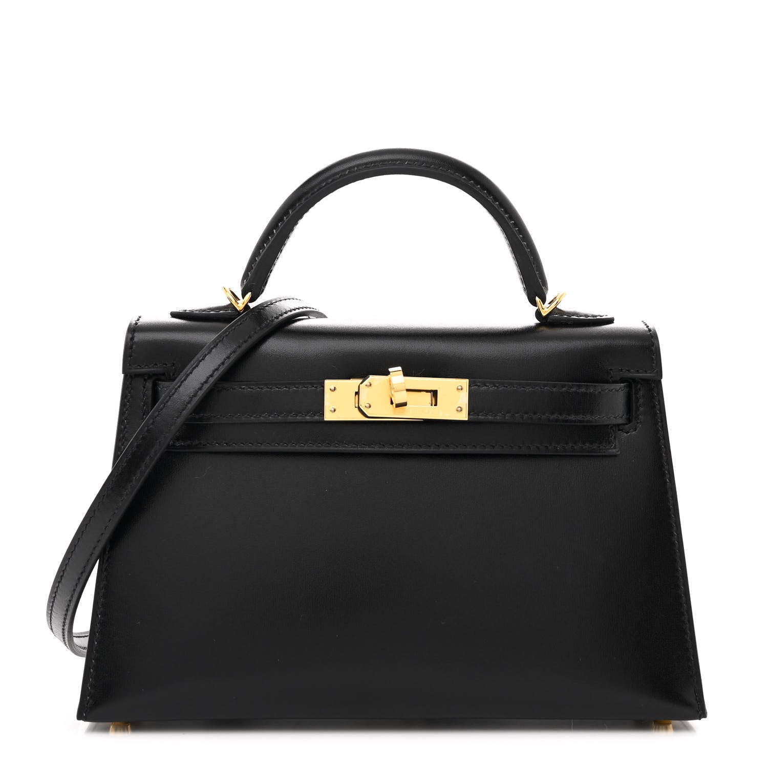 Hermes Box Mini Kelly Sellier 20 Black 1 of 11