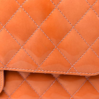 Chanel Patent Quilted Medium Double Flap Fuchsia 19 of 22