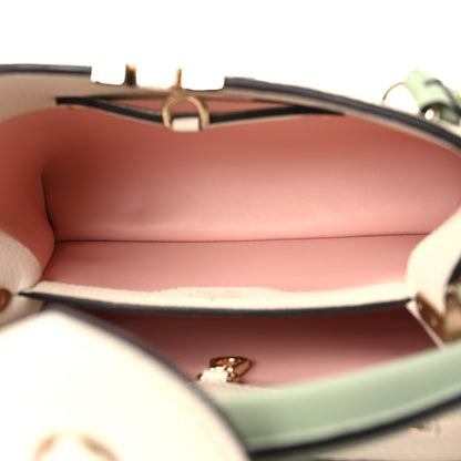 Louis Vuitton Taurillon Gradient Capucines BB Asnieres Green Rose 5 of 9
