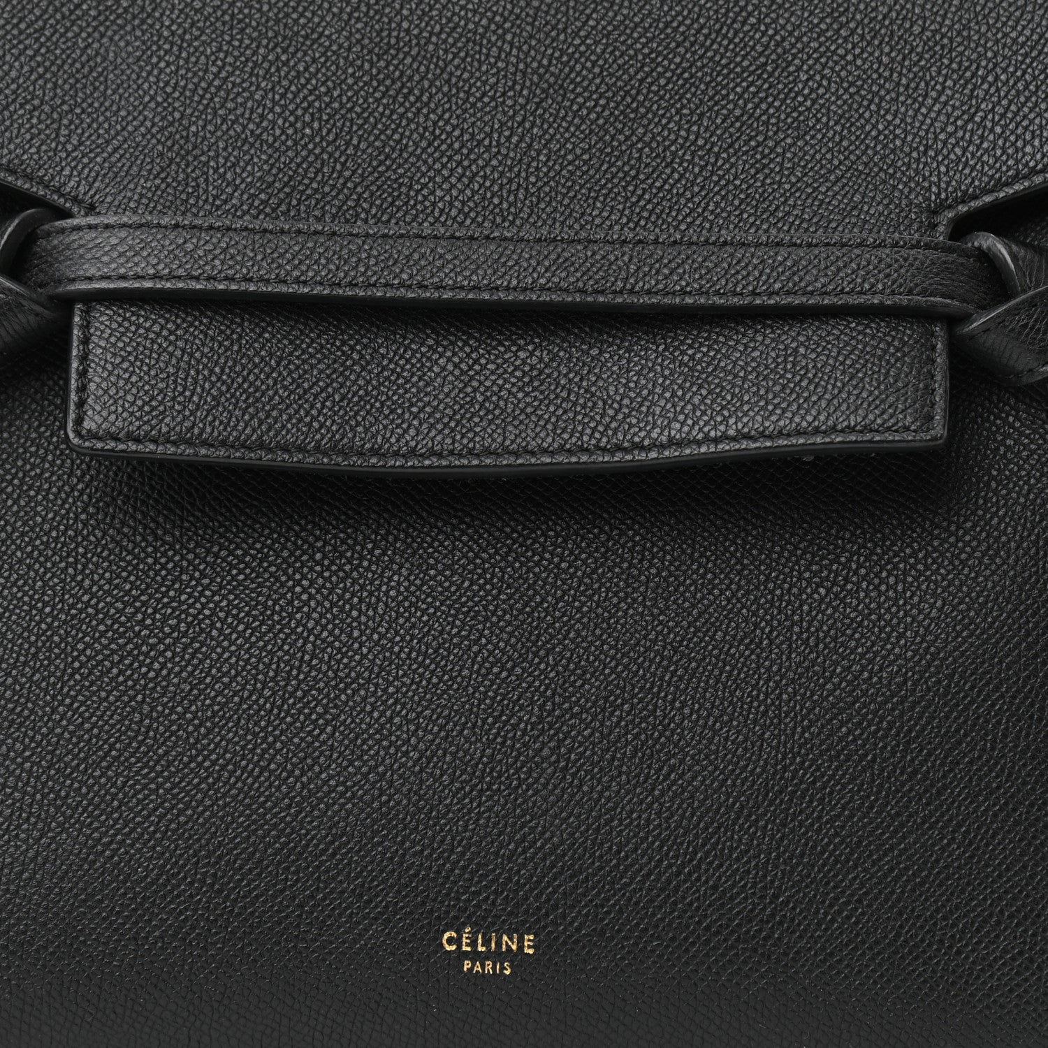 Celine Grained Calfskin Micro Belt Bag Black 7 of 10