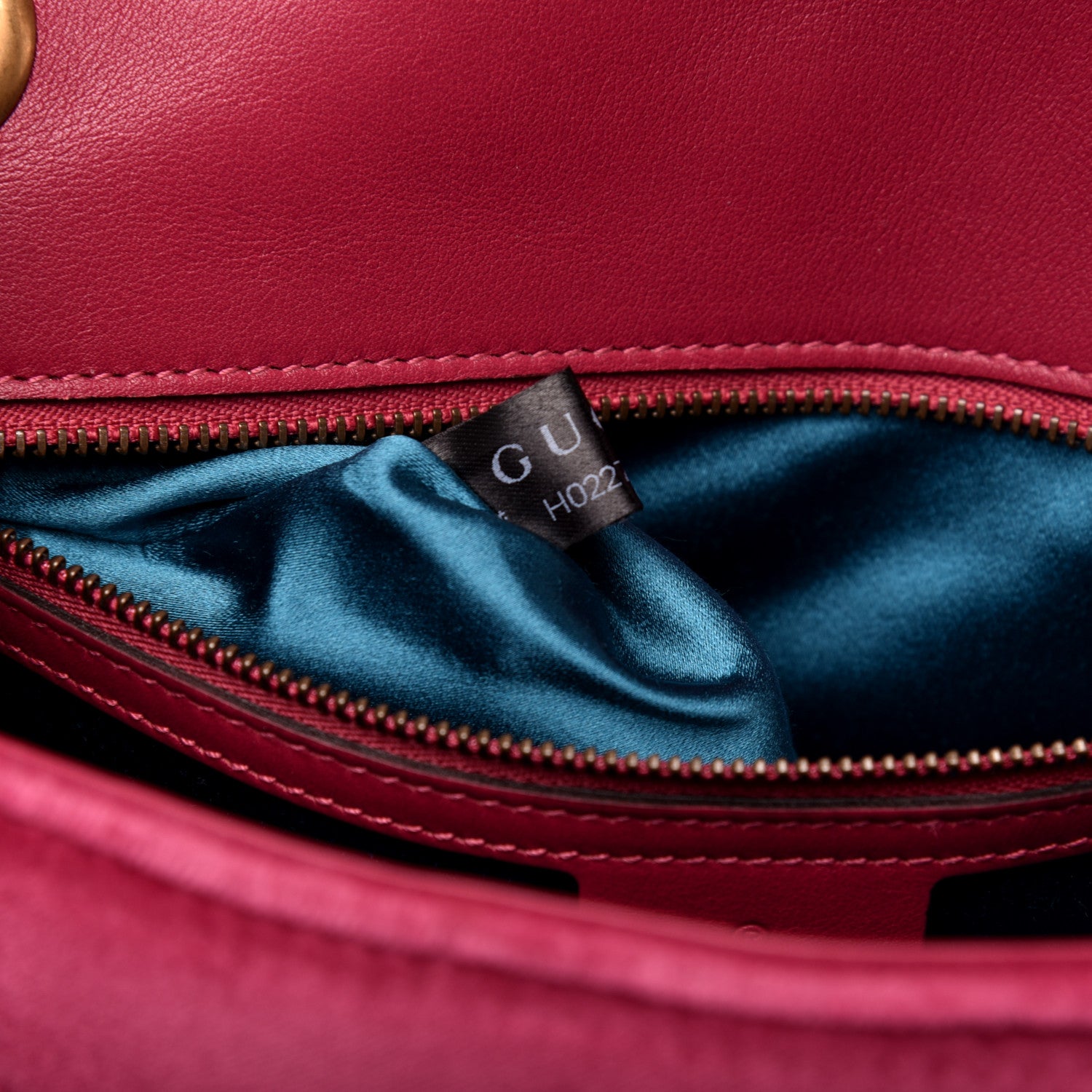Gucci Velvet Matelasse Small GG Marmont Shoulder Bag Light Raspberry Rose 10 of 10