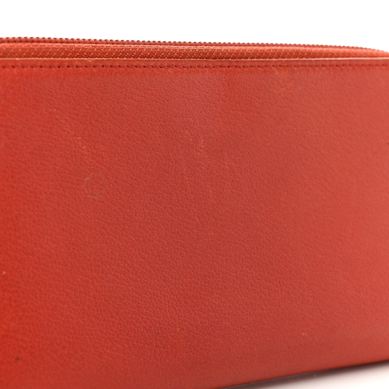 Chanel Calfskin Camelia Foil Zip Around Wallet Red 9 of 12