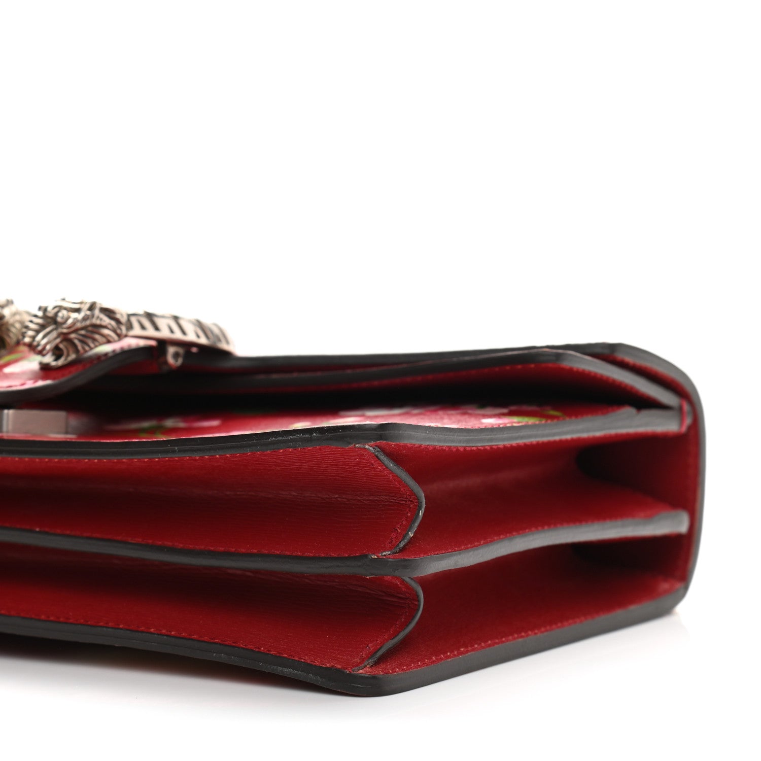 Gucci Calfskin Blooms Print Small Dionysus Shoulder Bag Romantic Cherry Multicolor 11 of 12