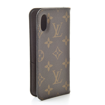 Louis Vuitton Monogram iPhone X Folio Case 3 of 9