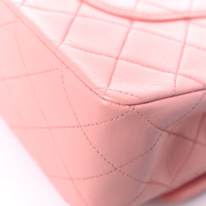 Chanel Lambskin Quilted Medium Double Flap Light Pink 11 of 17