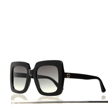 Gucci Acetate Oversize Sunglasses GG0328S Black 1 of 8