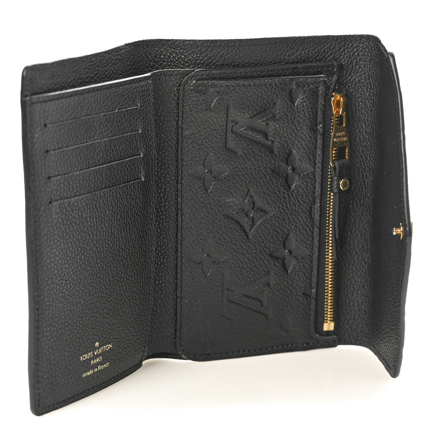 Louis Vuitton Empreinte Compact Curieuse Wallet Black 5 of 7