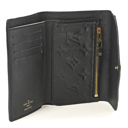 Louis Vuitton Empreinte Compact Curieuse Wallet Black 5 of 7
