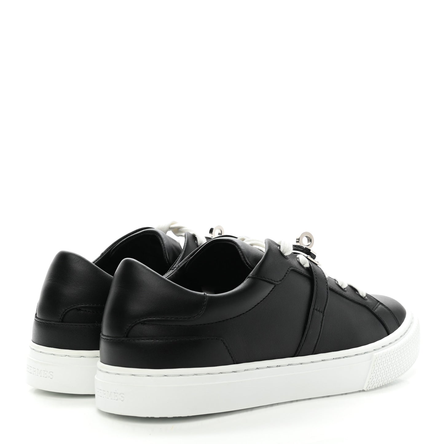 Calfskin Day Sneakers 36.5 Black
