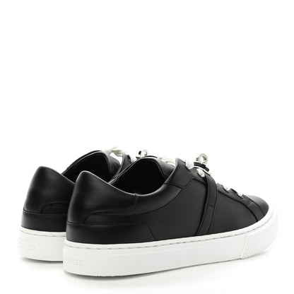 Hermes Calfskin Day Sneakers 36.5 Black 4 of 9