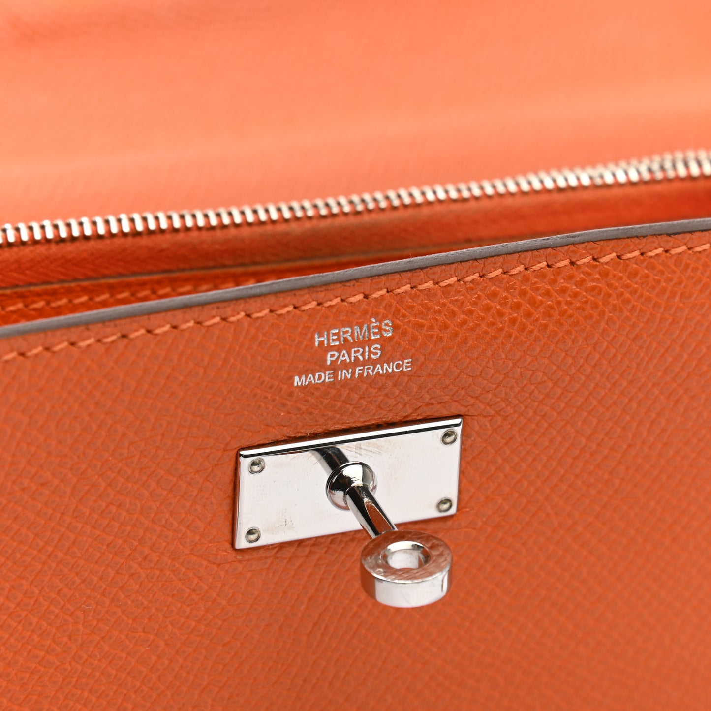 Epsom Kelly Longue Wallet Orange