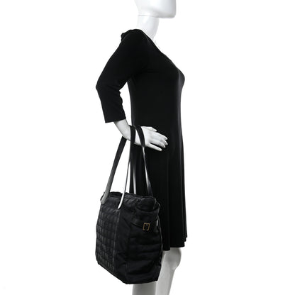 Chanel Nylon Medium Travel Tote Black 3 of 15
