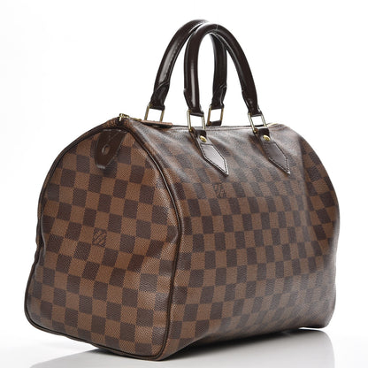 Louis Vuitton Damier Ebene Speedy 30 3 of 12