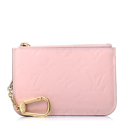Louis Vuitton Vernis Key Pouch Rose Ballerine 1 of 7