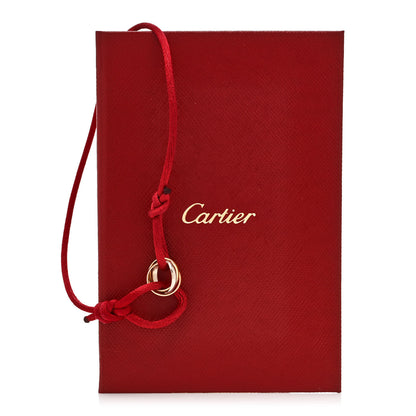 Cartier 18K Pink Yellow White Gold Trinity Cord Bracelet Red 5 of 5