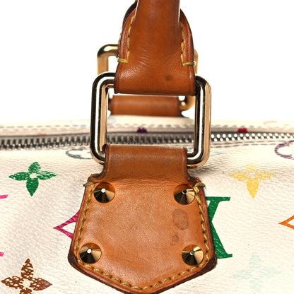 Louis Vuitton Monogram Multicolor Speedy 30 White 18 of 21
