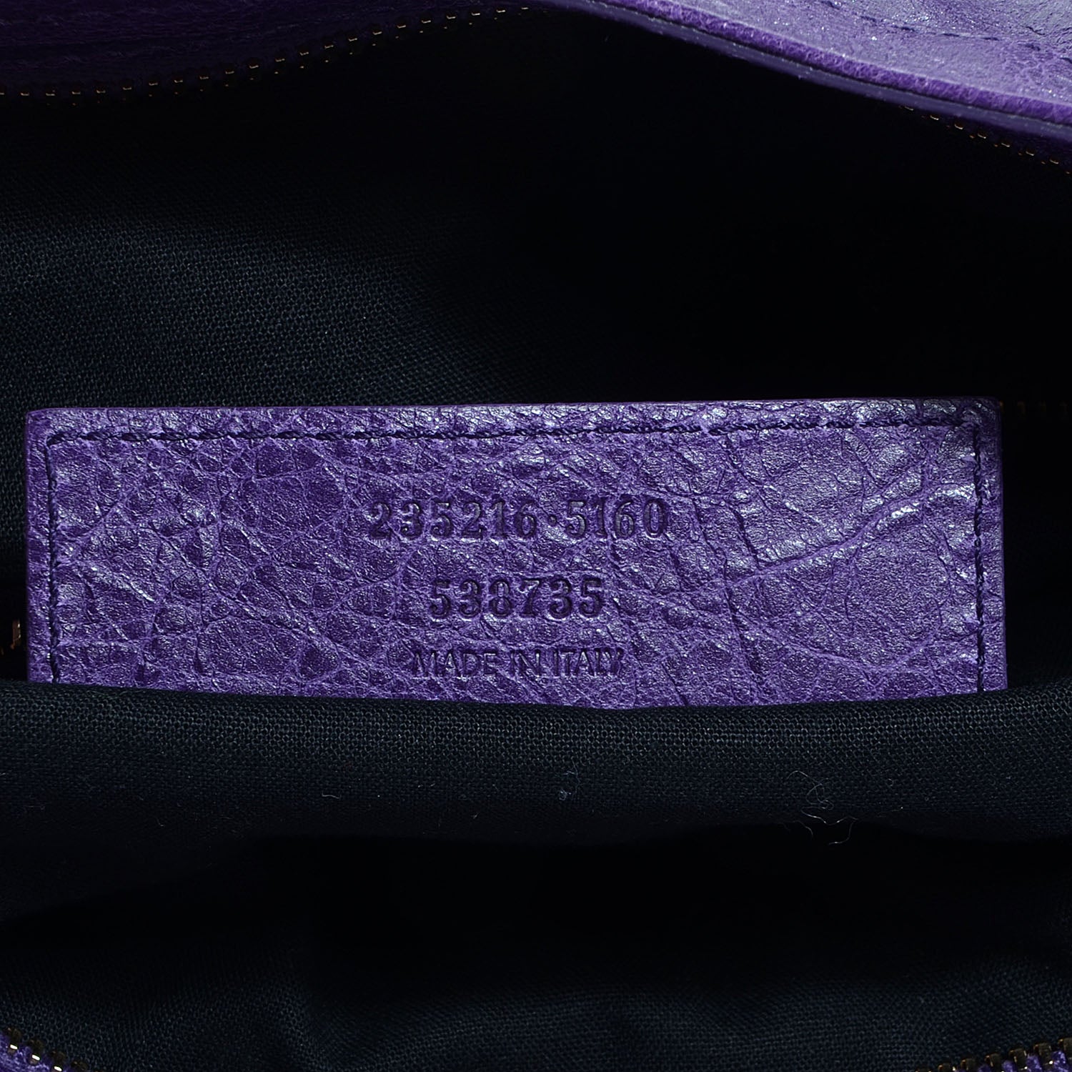Balenciaga Agneau Velo Gold Hardware Dark Violet 9 of 12