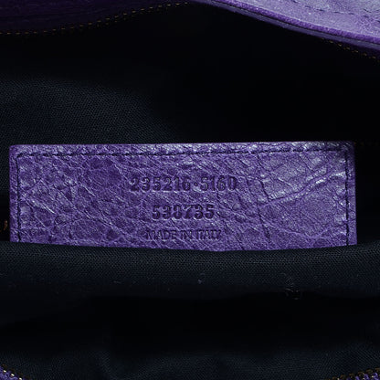 Balenciaga Agneau Velo Gold Hardware Dark Violet 9 of 12