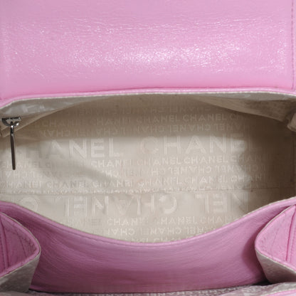 Chanel Glazed Calfskin Quilted Lucky Charms Accordion Flap Pink 5 of 7
