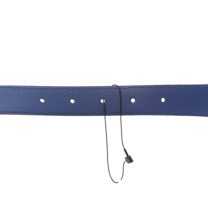 Gucci Suede Icaro G Cube 25mm Belt 95 38 Dark Navy 3 of 6
