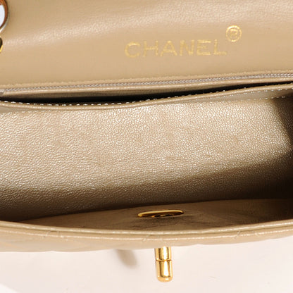 Chanel Lambskin Mini Square Flap Beige 5 of 7