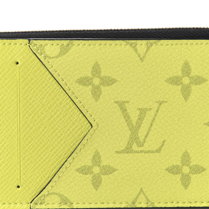 Louis Vuitton Monogram Taiga Coin Card Holder Yellow 9 of 10