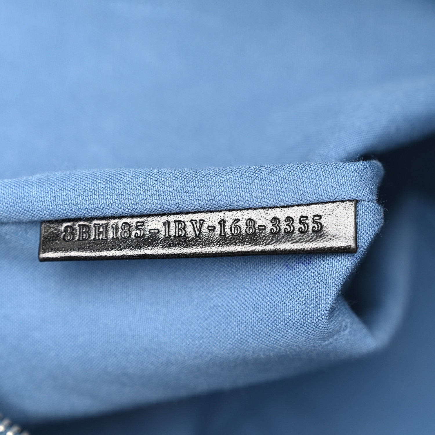 Fendi Vitello Elite Cuoio Monster Buggies Medium Roll Tote Black Multicolor Blue Cobalto 7 of 11